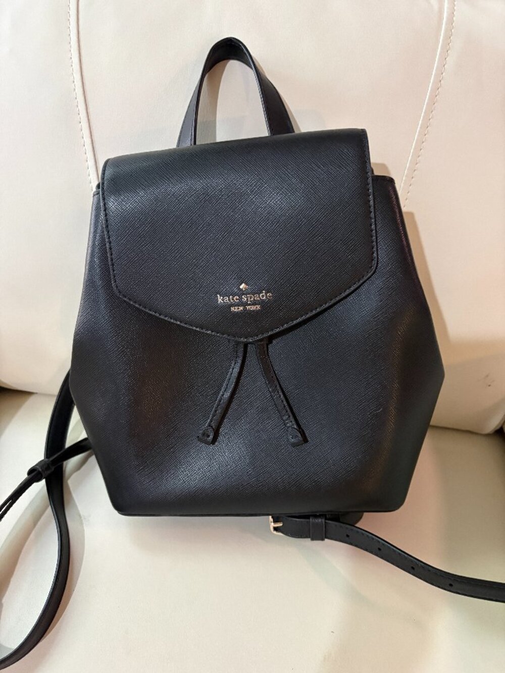 Kate Spade Medium Midnight Black Backpack